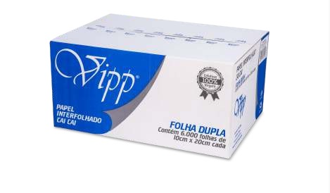 PAPEL HIG. CAI CAI F.DUPLA CX C/6.000 FLS 100% CELULOSE VIPP