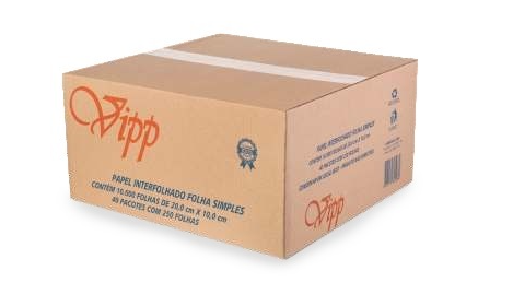 PAPEL HIG. CAI CAI F.SIMPLES CX C/10.000 FLS VIPP