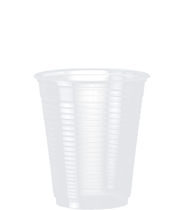 COPO 180ML BRANCO PP CRISTALCOPO C/100 (CX C/2500)