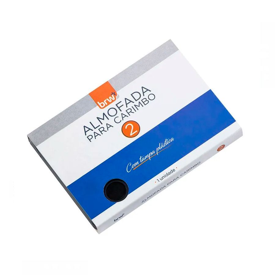 ALMOFADA PRETA P/ CARIMBO BRW