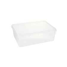 CAIXA RETANGULAR 11 L. - COR TRANSPARENTE