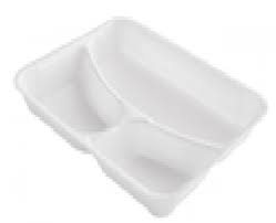 POTE TERMICO C/ 3 DIVISORIAS TAM. 26,5 X 20,5 X 4,5CM 100UN