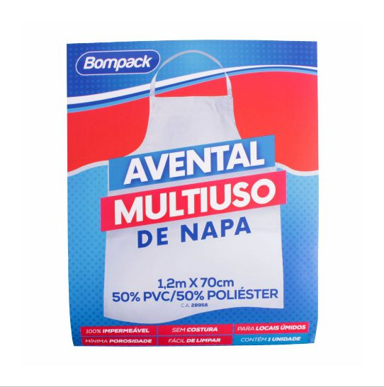 AVENTAL  NAPA BRANCO BOMPACK/ VABENE