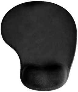 MOUSE PAD PRETO C/ APOIO P/ O PULSO ACEFRAN