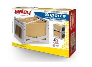 SUPORTE PARA PASTA SUSPENSA METAL WALEU