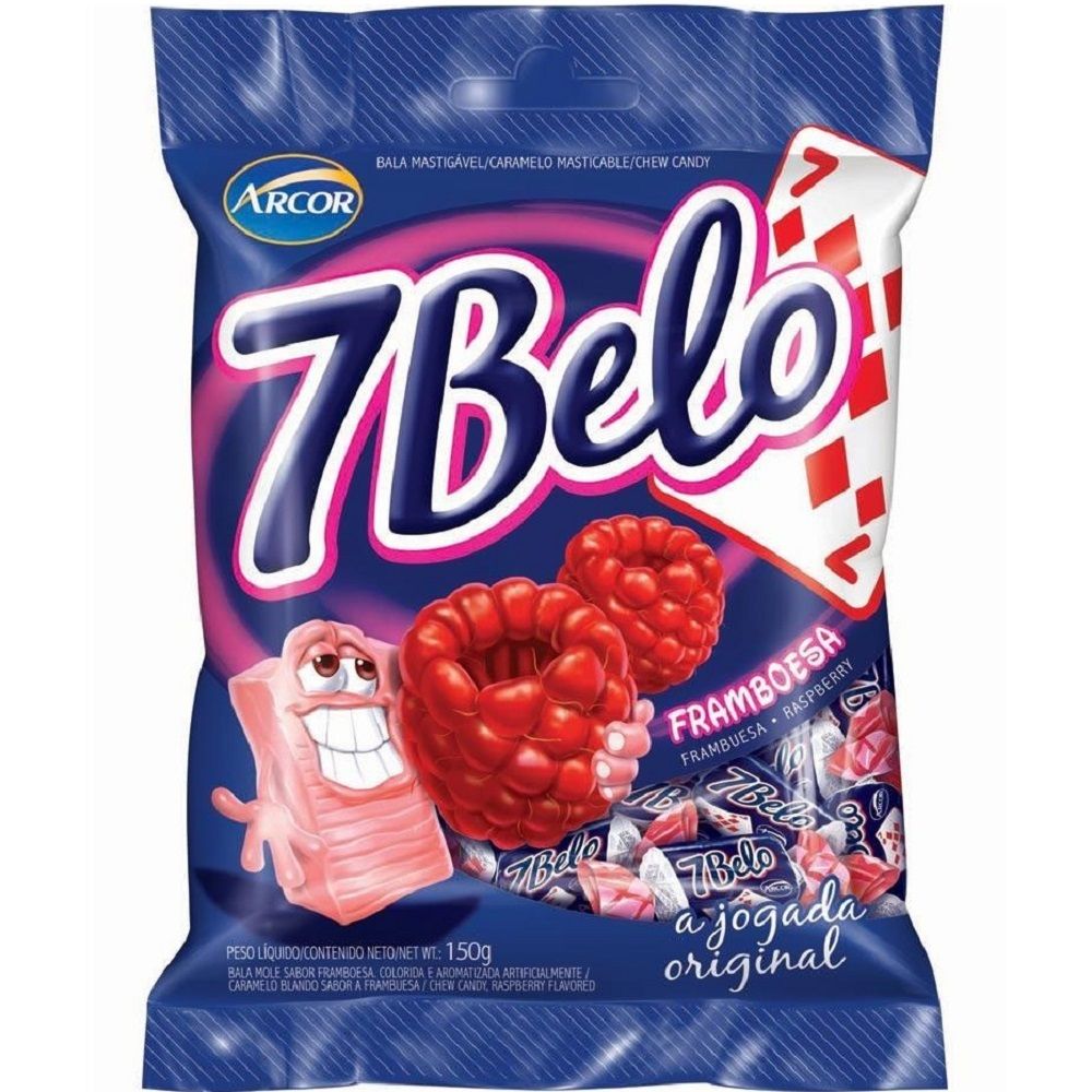 BALA 7BELO FRAMBOESA 500GR