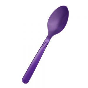 COLHER MAROMBA ACAI ROXA PREMIUM | 50 UN.