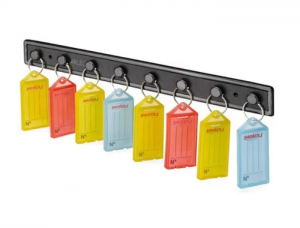 SUPORTE COM CHAVEIRO IDENTIFICADOR C/8  WALEU