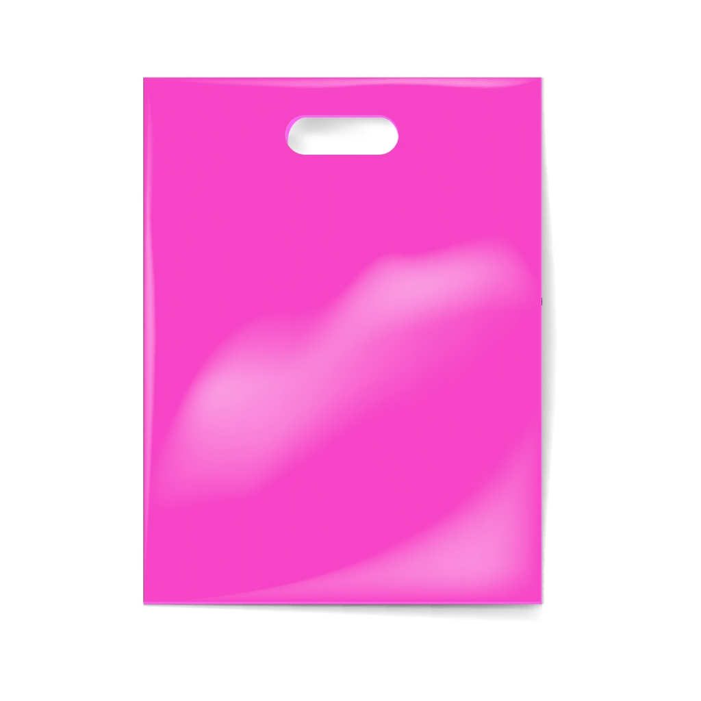 SACOLA PP ROSA NEON (14X8X15)