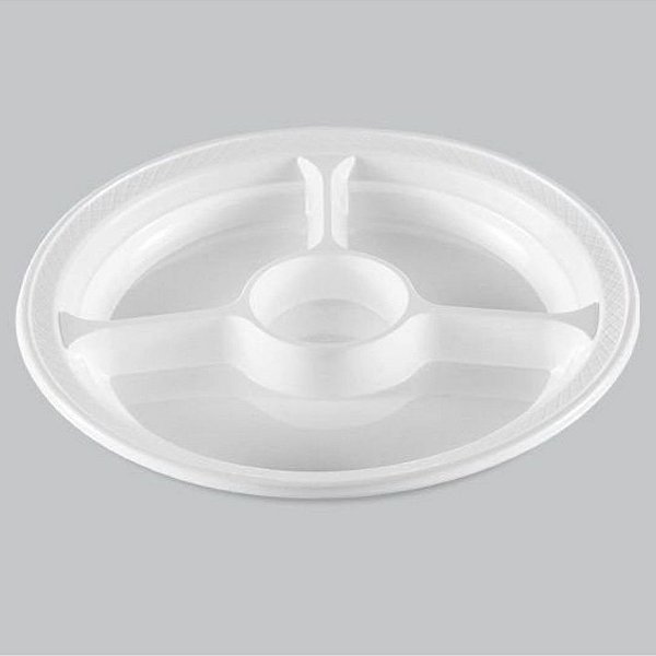 BANDEJA C/ DIVISORIA 26CM C/10
