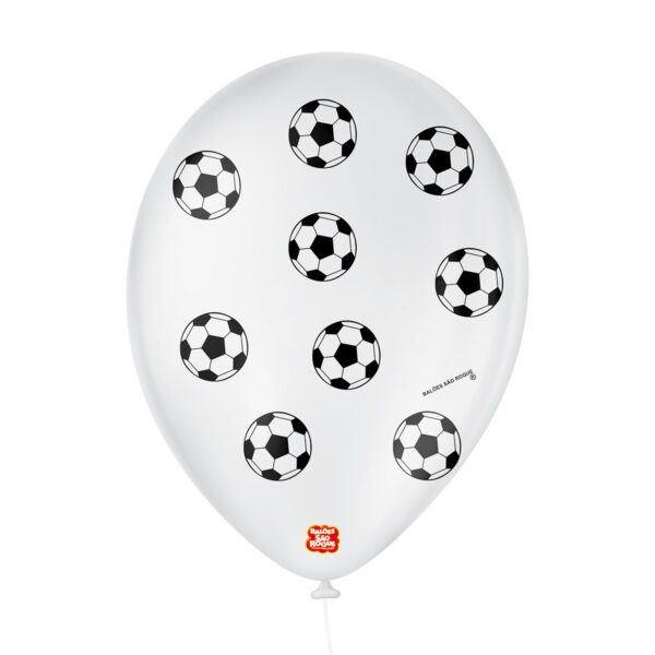 BALAO SAO ROQUE N9 BOLA DE FUTEBOL C/25 B RANCO POLAR/PRETO