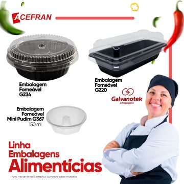 Embalagens alimentícias