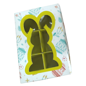 Caixa Coelho com visor em acetato